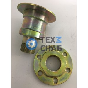 Палец с гайкой полубалки передней подвески АМАЗ  101-2904400/02 1012904400/02 