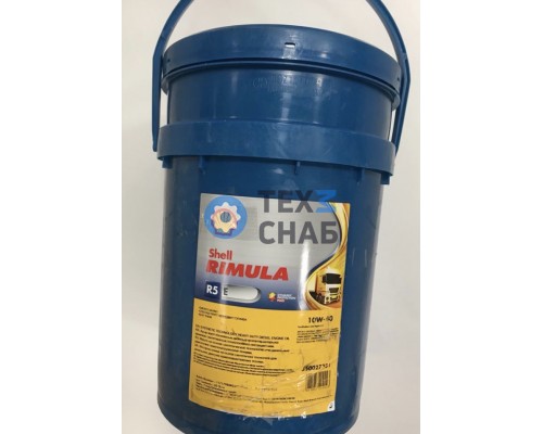МАСЛО МОТОРНОЕ SHELL RIMULA R5 E 10W40 ПОЛУСЕНТЕТИЧЕСКОЕ 20л.